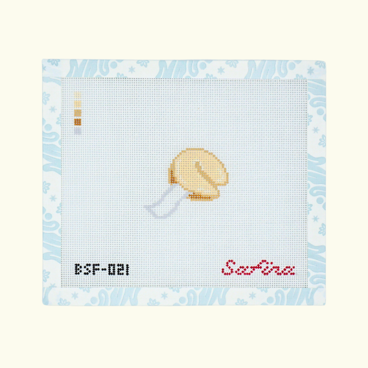 Mini fortune cookie asian snack needlepoint canvas